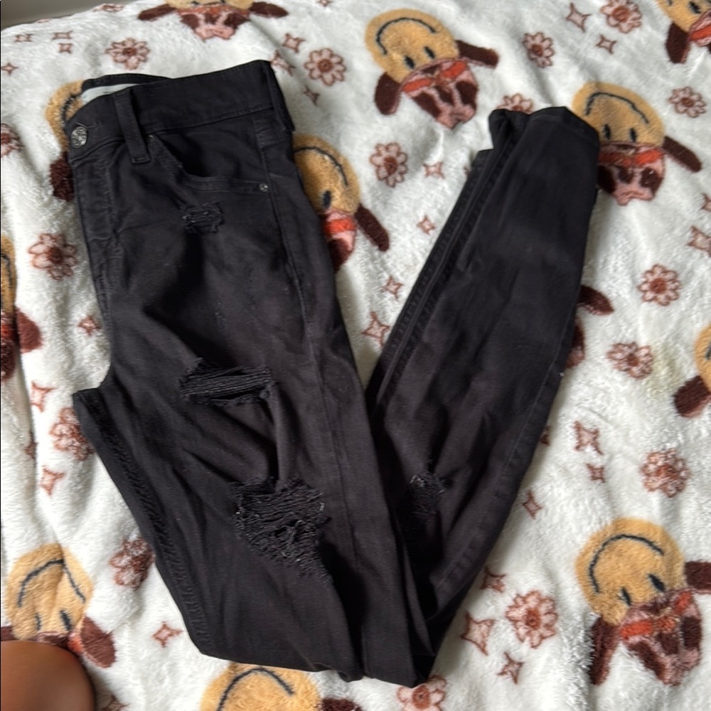 Topshop Jamie Charcoal Jeans